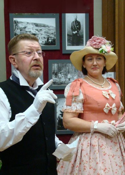 Напольная школа в городе Алапаевске: Ночь искусств в музее