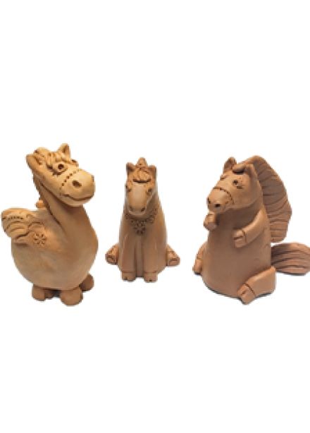 Символ года в технике керамики: Лошадка. Творческая мастерская