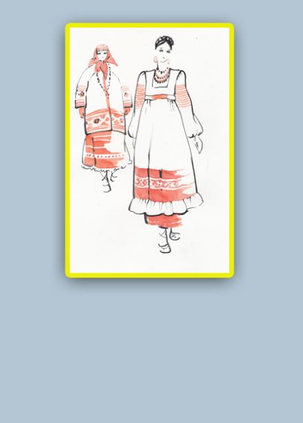 Традиции национального русского костюма в одежде. Мастер-класс