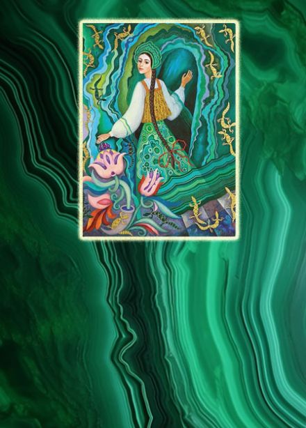 Малахитовый узор. Мастер-класс