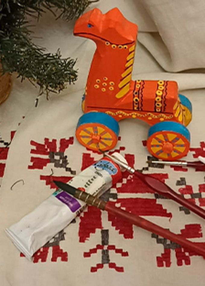 Гороховецкая роспись. Мастер-класс