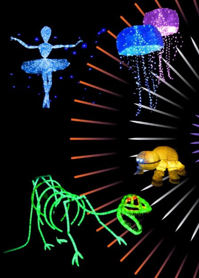 Представление световых кукол