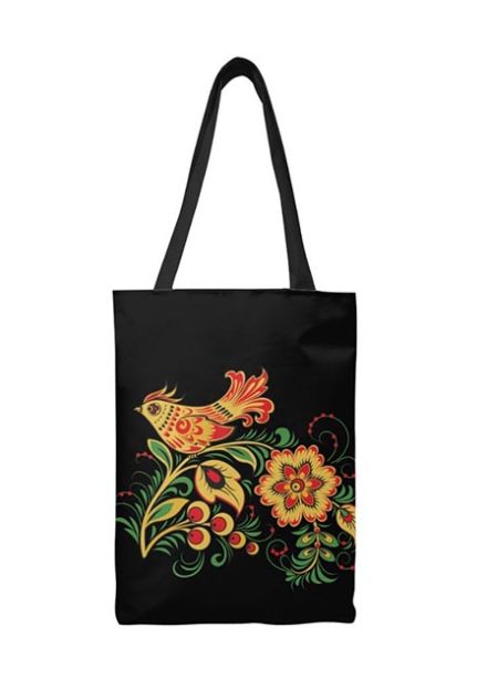 Традиционные узоры на современной сумке: роспись шоппера в стиле народных промыслов. Мастер-класс