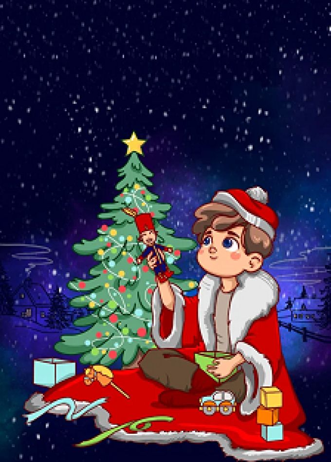 Новогодняя ёлка со спектаклеи "Как я стал Дедом Морозом"