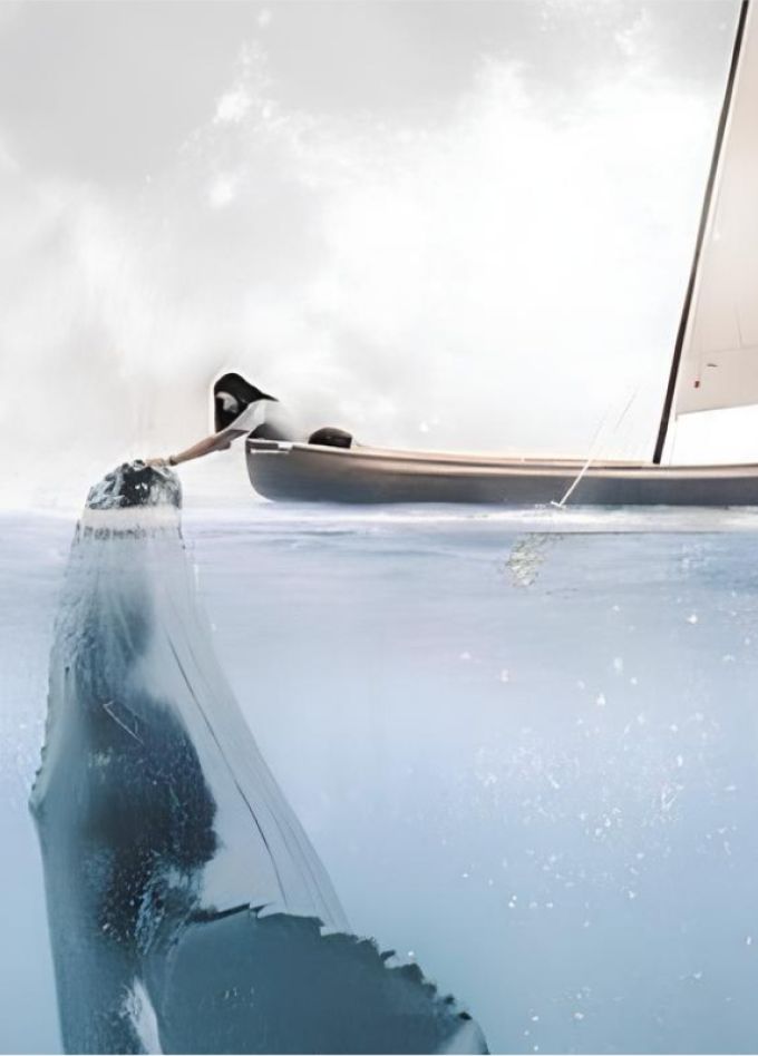 Живопись. Горбатый кит