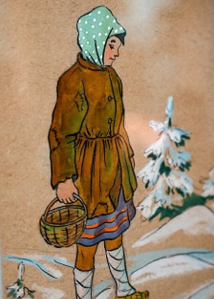 Мастер-класс по уральской росписи «Подснежники для мамы»