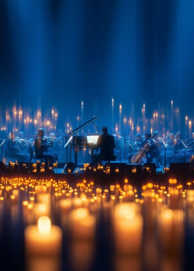 Оркестр CAGMO. Саундтреки Эйнауди. Двойной концерт при свечах