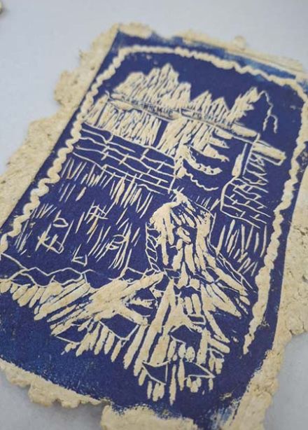 Новогодняя открытка. Мастер-класс