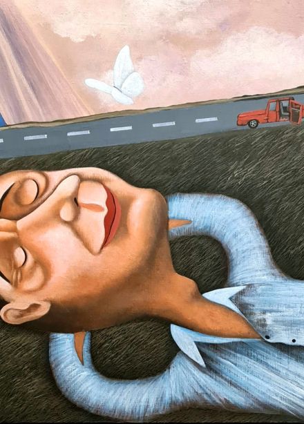 Кураторская экскурсия по выставке Дмитрия Бухрова «Какой во мне смысл?»