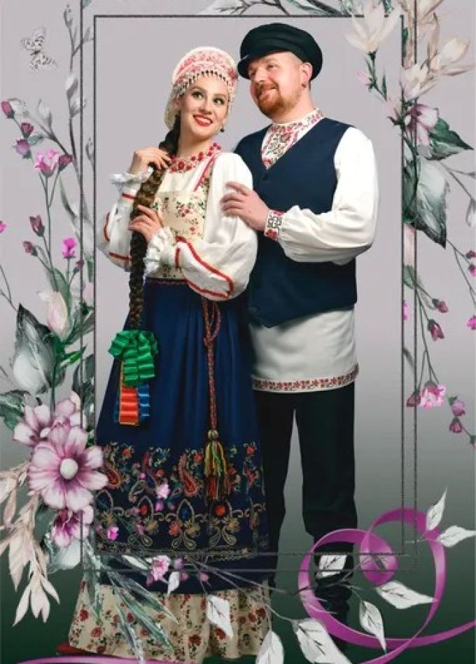 Уральский народный хор. Под веткой душистой сирени