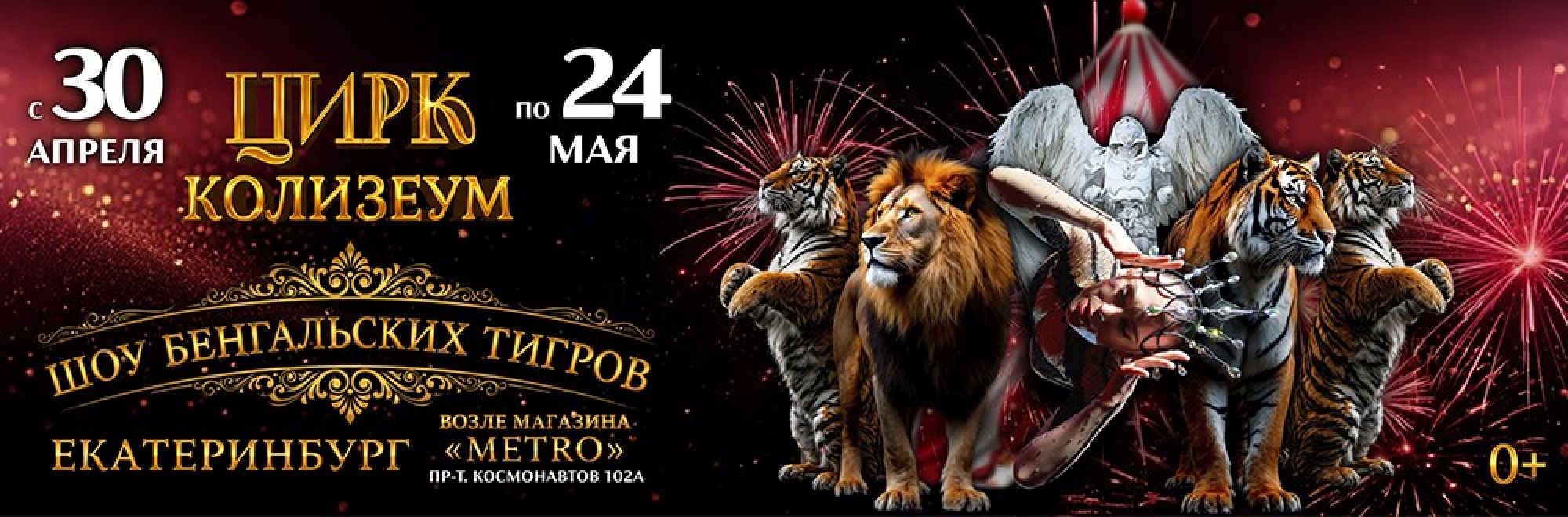 0047 П5 Федорова Цирк колизеум баннер слайдер популярное